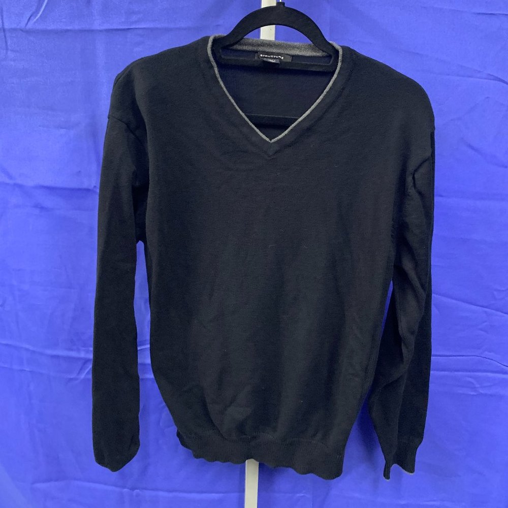 Structure Black Men's Large Sweater Long Sleeve